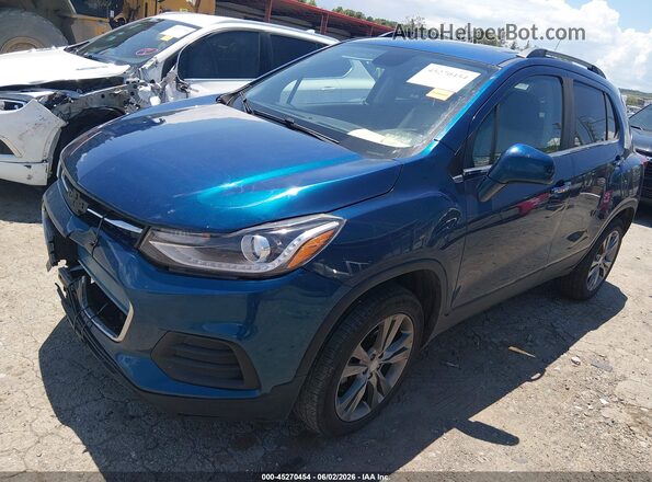 3GNCJPSB7LL280662 2020 CHEVROLET TRAX Blue Передня ліва чверть