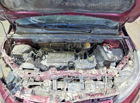 3GNCJPSB8HL164247 2017 CHEVROLET TRAX Красный Вид подкапотного пространства
