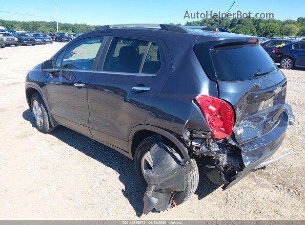 3GNCJPSB8JL160849 2018 CHEVROLET TRAX Blue Задня ліва чверть