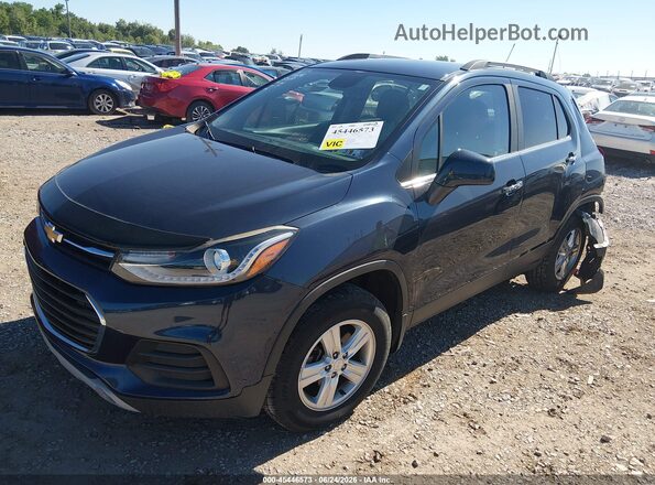 3GNCJPSB8JL160849 2018 CHEVROLET TRAX Blue Передня ліва чверть