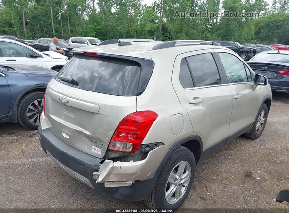 3GNCJPSBXGL172879 2016 CHEVROLET TRAX Champagne 