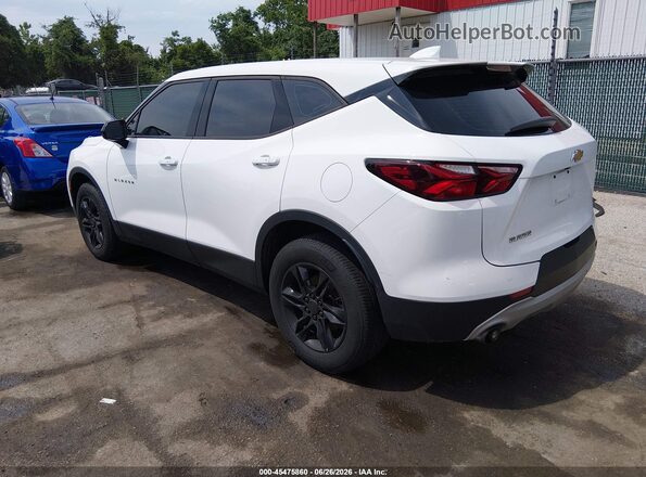 3GNKBARA4LS534000 2020 CHEVROLET BLAZER Белый Задняя левая четверть