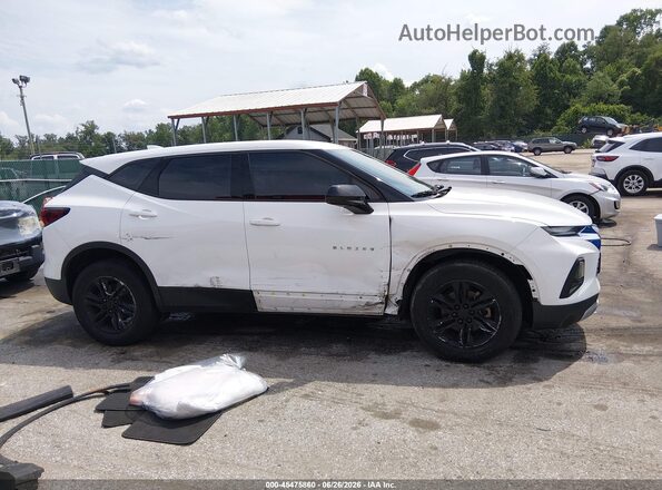 3GNKBARA4LS534000 2020 CHEVROLET BLAZER Белый Панорамный вид салона 360°