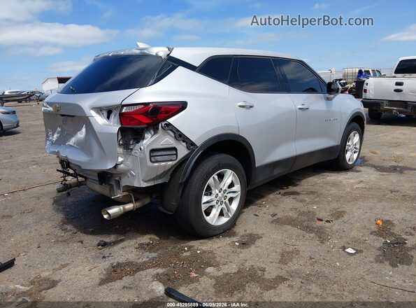 3GNKBBRA0MS503446 2021 CHEVROLET BLAZER Silver უკანა მარჯვენა