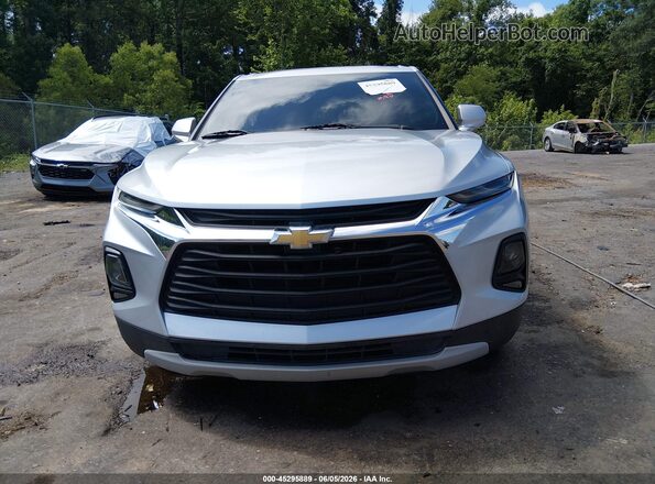 3GNKBBRA0MS503446 2021 CHEVROLET BLAZER Silver უკანა სალონის ხედი