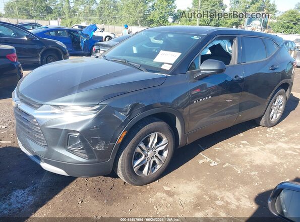 3GNKBBRA1LS653726 2020 CHEVROLET BLAZER Dark Blue Front left