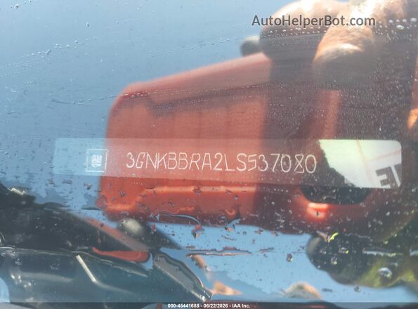 3GNKBBRA2LS537080 2020 CHEVROLET BLAZER Silver ძრავის განყოფილების ხედი