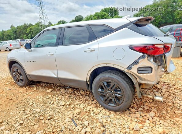 3GNKBBRA2MS567116 2021 CHEVROLET BLAZER Silver Trasero izquierdo