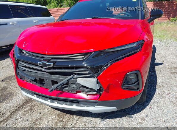 3GNKBBRA3MS548526 2021 CHEVROLET BLAZER Red Դիմացի տեսք