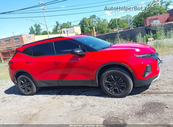 3GNKBBRA3MS548526 2021 CHEVROLET BLAZER Red Սալոնի հետևի տեսք