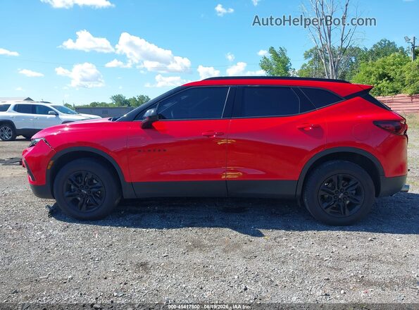 3GNKBBRA3MS548526 2021 CHEVROLET BLAZER Red Սալոնի 360 աստիճան տեսք