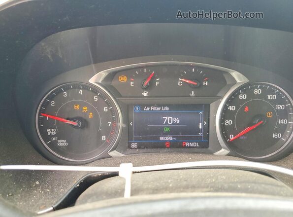 3GNKBBRA4KS613204 2019 CHEVROLET BLAZER Black Instrument cluster view