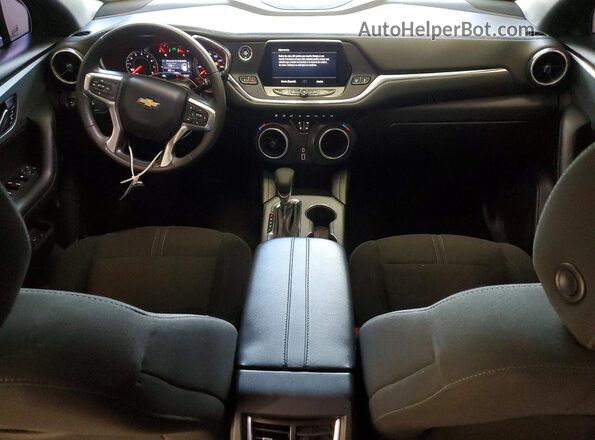 3GNKBBRA4MS511808 2021 CHEVROLET BLAZER Black წინა პანელის ხედი