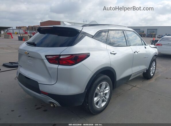3GNKBBRA4MS545277 2021 CHEVROLET BLAZER Silver უკანა მარჯვენა