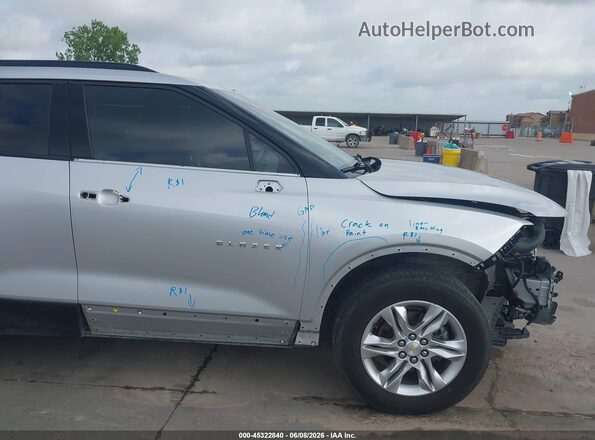 3GNKBBRA4MS545277 2021 CHEVROLET BLAZER Silver წინა ხედი
