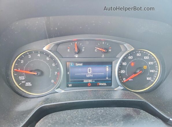 3GNKBBRA5LS611480 2020 CHEVROLET BLAZER White Instrument cluster view