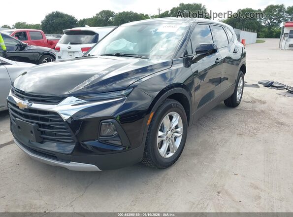 3GNKBBRA5MS583844 2021 CHEVROLET BLAZER Черный Передняя левая четверть