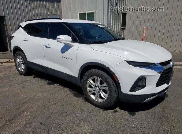 3GNKBBRA6LS642463 2020 CHEVROLET BLAZER Белый Передняя правая четверть