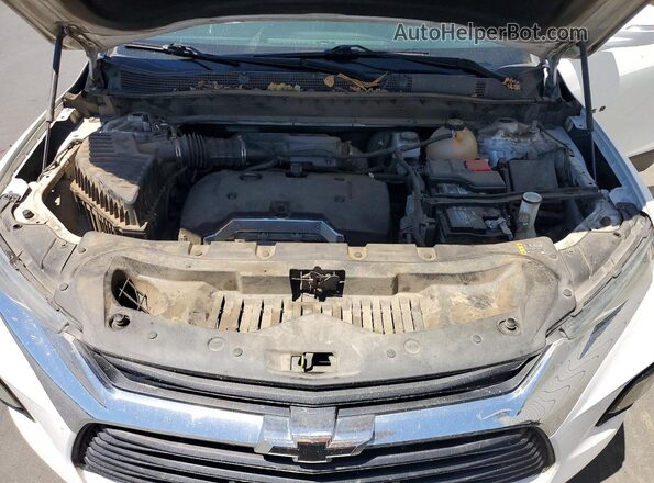 3GNKBBRA6LS642463 2020 CHEVROLET BLAZER Белый Вид подкапотного пространства
