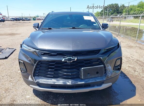 3GNKBBRA7MS538128 2021 CHEVROLET BLAZER Gray Vista interior trasera