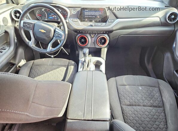 3GNKBCR41LS725167 2020 CHEVROLET BLAZER White Dashboard view