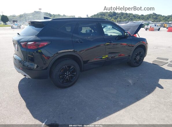 3GNKBCR41MS525021 2021 CHEVROLET BLAZER Black Задня права чверть