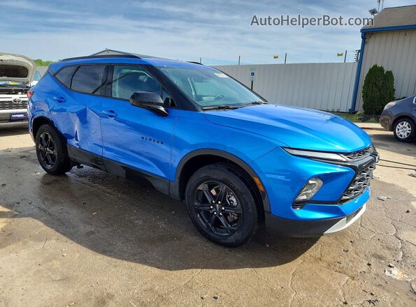 3GNKBCR41RS276839 2024 CHEVROLET BLAZER Blue Передня права чверть