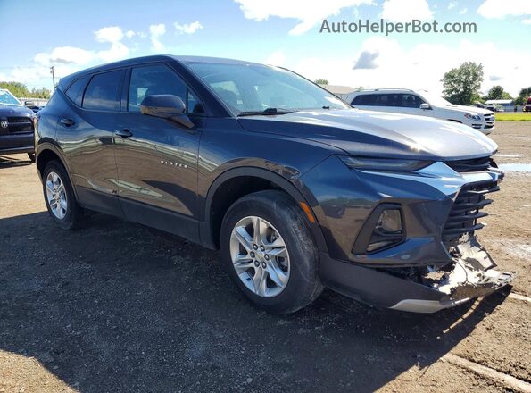 3GNKBCR42MS579220 2021 CHEVROLET BLAZER Gray Front right