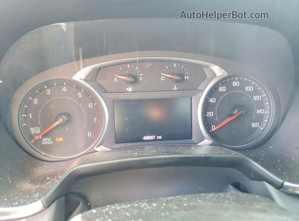 3GNKBCR42MS579220 2021 CHEVROLET BLAZER Gray Instrument cluster view