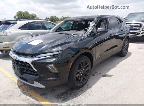 3GNKBCR42RS190889 2024 CHEVROLET BLAZER Черный Передняя левая четверть