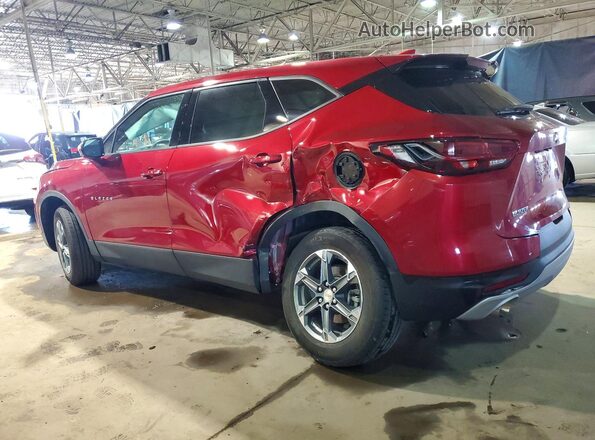 3GNKBCR42SS107760 2025 CHEVROLET BLAZER Red Rear left