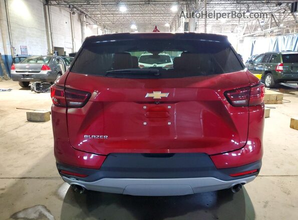3GNKBCR42SS107760 2025 CHEVROLET BLAZER Red Rear view