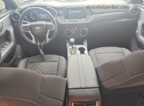 3GNKBCR43MS529099 2021 CHEVROLET BLAZER Red Widok deski rozdzielczej