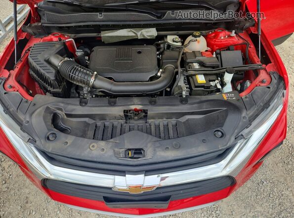 3GNKBCR43MS529099 2021 CHEVROLET BLAZER Red Widok komory silnika