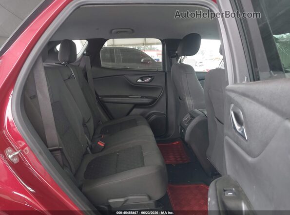 3GNKBCR43NS121722 2022 CHEVROLET BLAZER Red Widok naklejki z numerem VIN