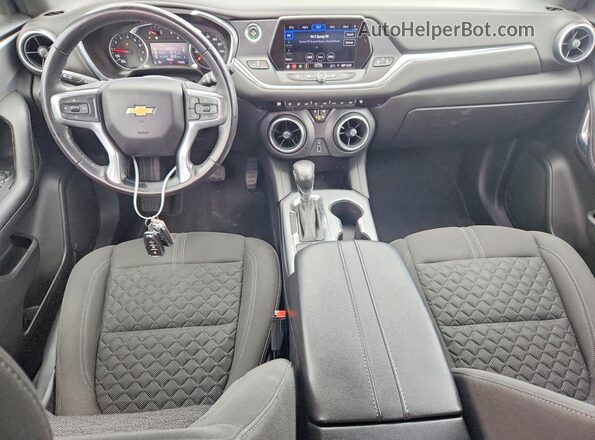 3GNKBCR44LS716205 2020 CHEVROLET BLAZER Blue Widok deski rozdzielczej