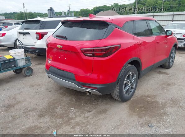 3GNKBCR44PS105208 2023 CHEVROLET BLAZER Red უკანა მარჯვენა