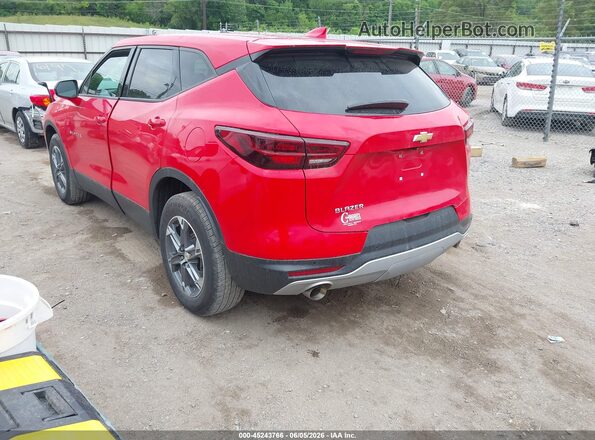 3GNKBCR44PS105208 2023 CHEVROLET BLAZER Red უკანა მარცხენა