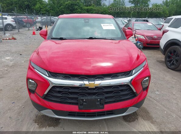3GNKBCR44PS105208 2023 CHEVROLET BLAZER Red ხელსაწყოთა პანელის ხედი