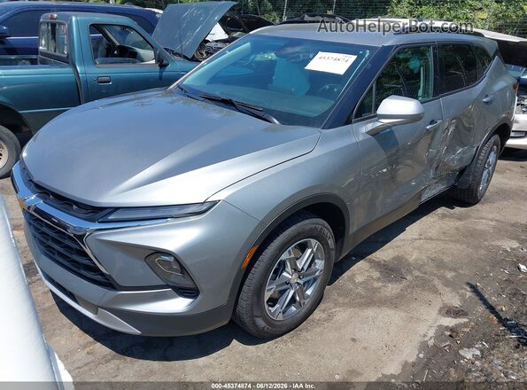 3GNKBCR45PS129808 2023 CHEVROLET BLAZER Blue Front left