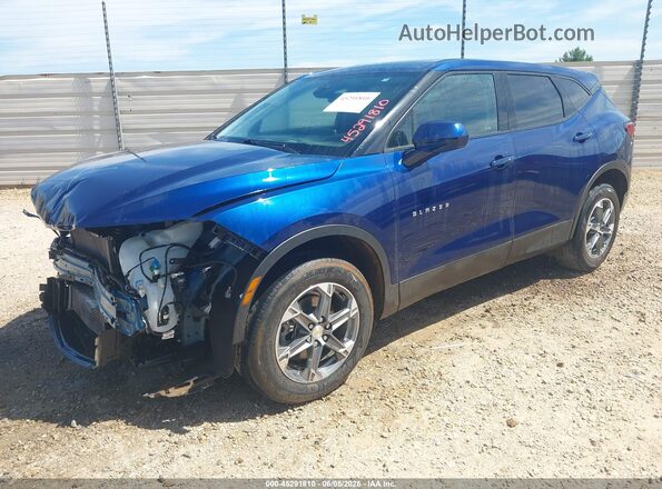 3GNKBCR45PS132594 2023 CHEVROLET BLAZER Blue Առջևի ձախ երեք քառորդ տեսարան
