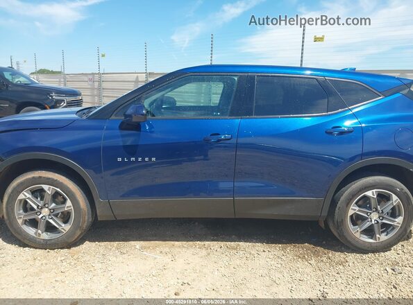 3GNKBCR45PS132594 2023 CHEVROLET BLAZER Blue Սալոնի 360 աստիճան տեսք