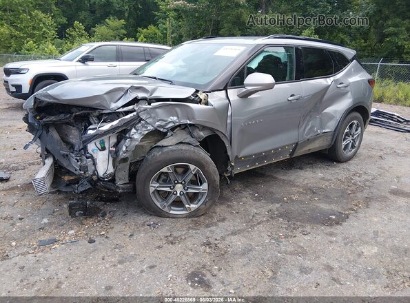 3GNKBCR45PS227589 2023 CHEVROLET BLAZER Gray Front left