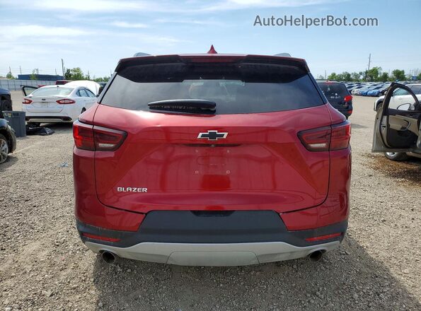 3GNKBCR45PS228838 2023 CHEVROLET BLAZER Red Widok z tyłu