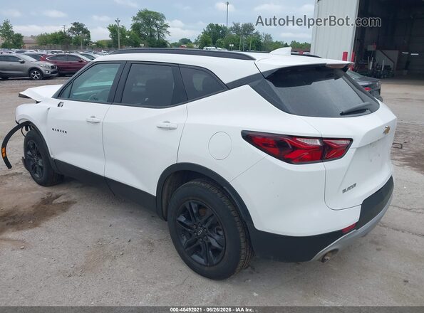 3GNKBCR46LS690223 2020 CHEVROLET BLAZER White Trasero izquierdo
