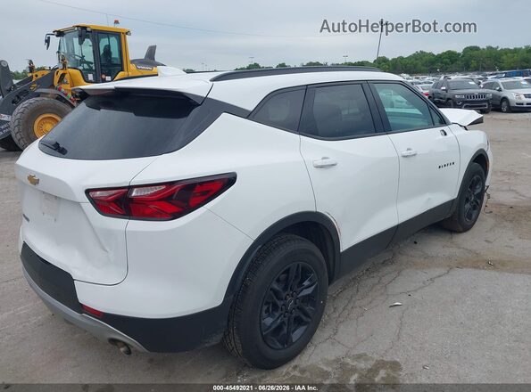 3GNKBCR46LS690223 2020 CHEVROLET BLAZER White Trasero derecho