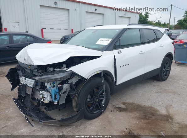 3GNKBCR46LS690223 2020 CHEVROLET BLAZER White Vista tres cuartos delantera izquierda