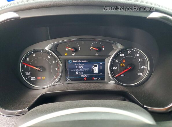 3GNKBCR46NS210278 2022 CHEVROLET BLAZER Gray Vista del cuadro de instrumentos