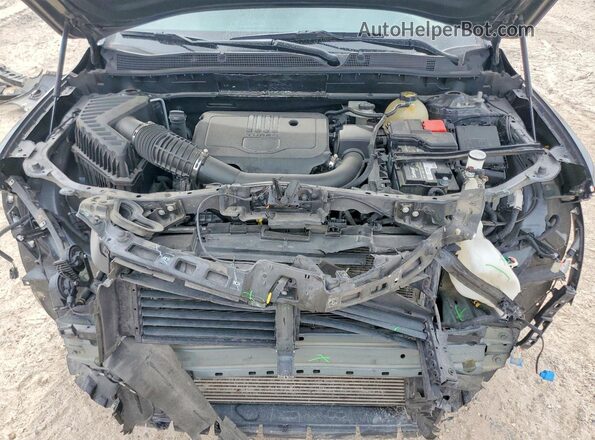 3GNKBCR46NS210278 2022 CHEVROLET BLAZER Gray Vista del compartimento del motor
