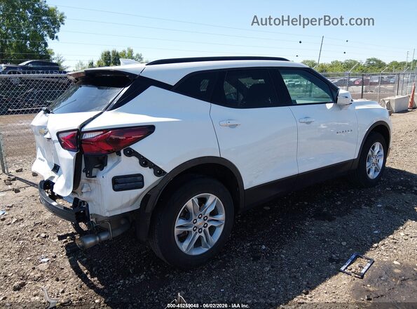 3GNKBCR46NS217845 2022 CHEVROLET BLAZER White Trasero derecho
